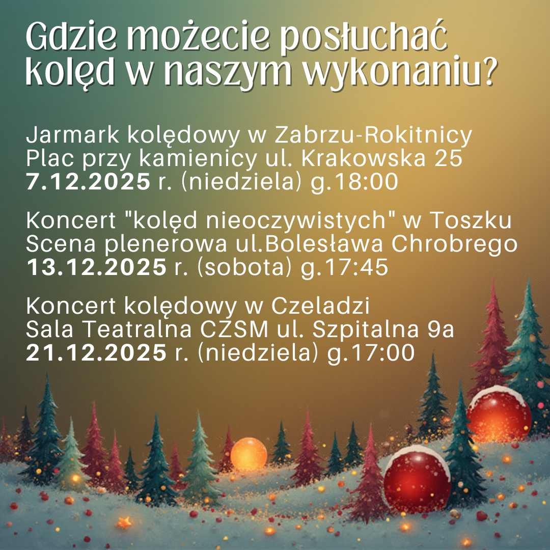 Koncerty kolędowe RC w grudniu 2025