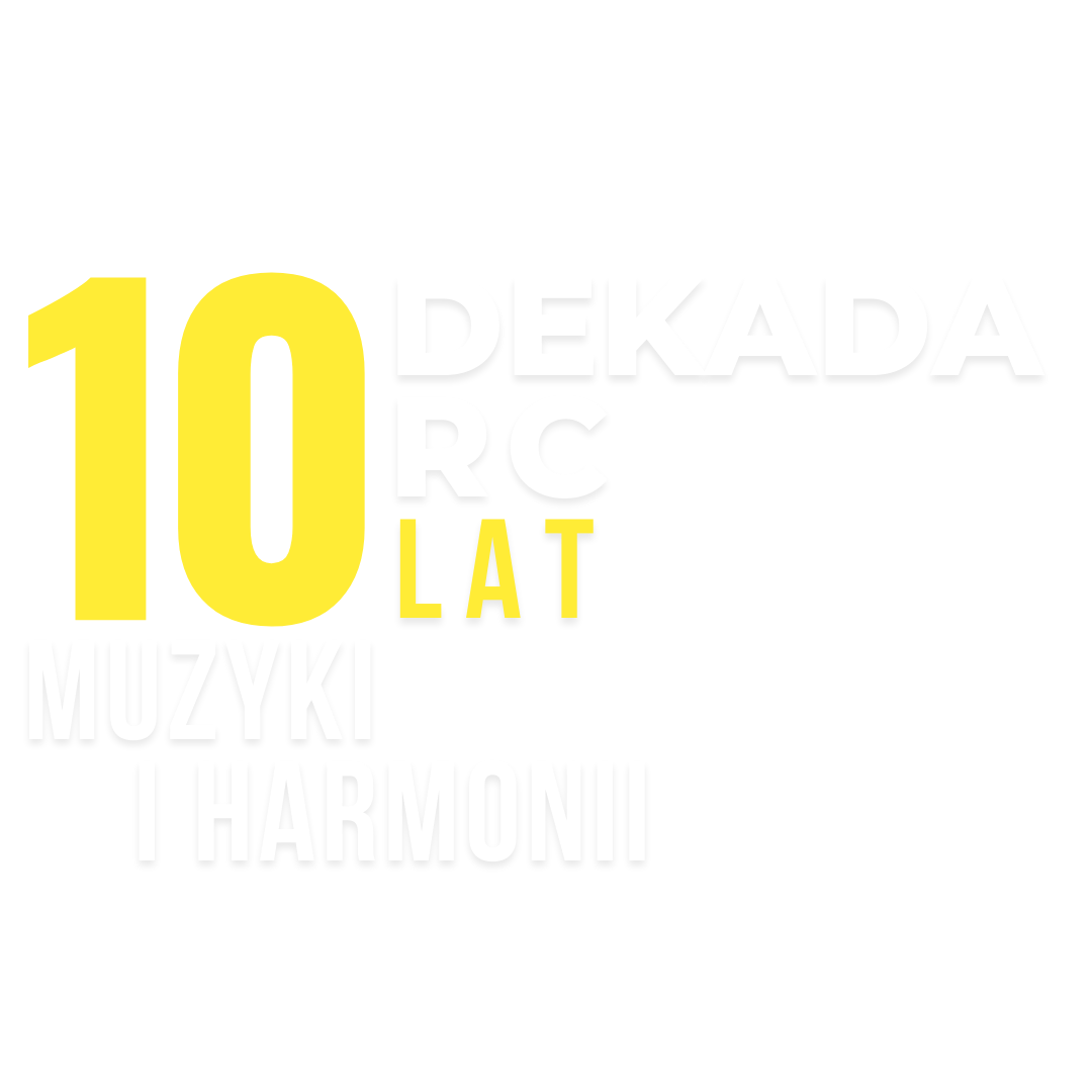 Dekada RC_jubileusz 10-ciolecia Chóru Risonanza Continua z Zabrza_biały